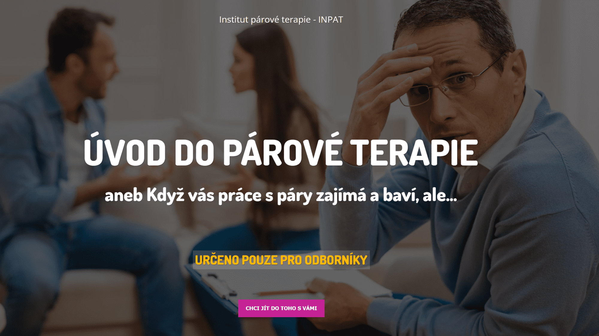 ÚVOD DO PÁROVÉ TERAPIE